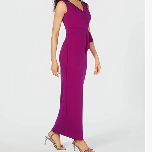 ADRIANA PAPELL Embellished evening dress - Picture 3 of 11